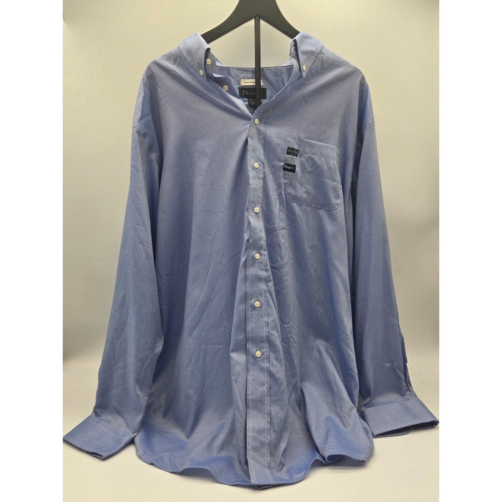 Jos. A. Bank Men's 19 36/37 Traditional Fit Blue Stretch Shirt 101-757
